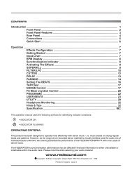 Federation DJ manual.pdf - Red Sound Systems