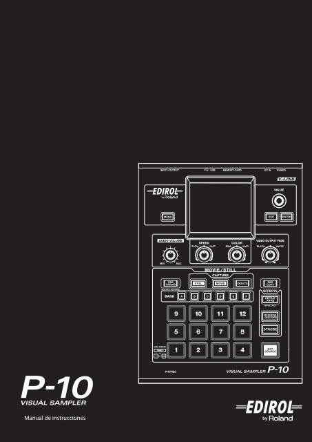 Manual de instrucciones - Roland Systems Group