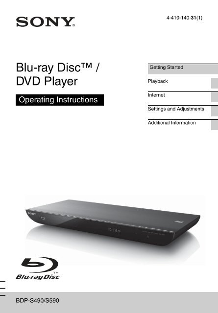 Blu-ray Discâ¢ / DVD Player - Appliances Online