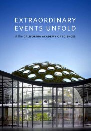 Extraordinary events unfold - California Academy of Sciences