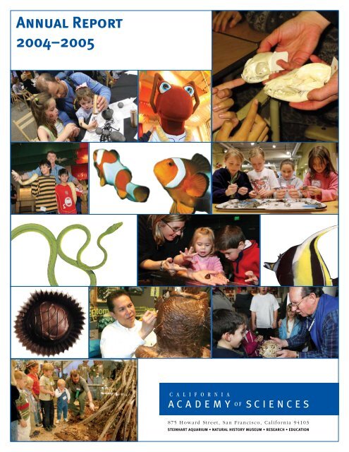 Annual Report 2004–2005 - California Academy of Sciences