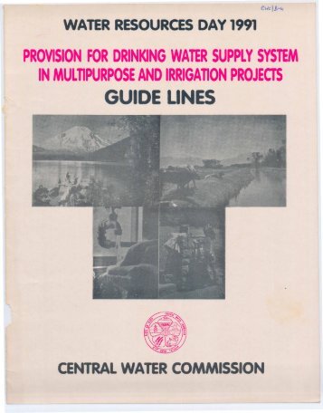 GUIDE LINES - Central Water Commission