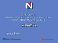 PROGRAM PREKOGRANIÄNE SARADNJE MAÄARSKA âSRBIJA I ...