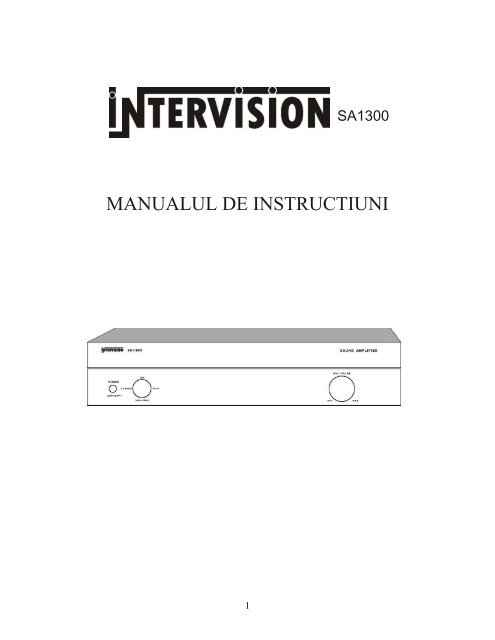 SP1300 - Intervision.ro