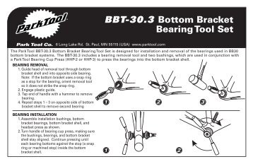 BBT-30.3 Bottom Bracket Bearing Tool Set - Cyclecomponents
