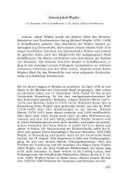 Johann Jakob Wepfer - Stadtarchiv Schaffhausen