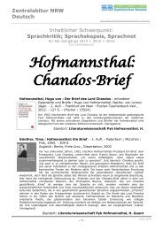 Hugo von Hofmannsthal: Chandos-Brief - Stadtbibliothek Bielefeld