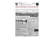 reiches Lernen 1993 â 1. FEBRUAR â 2010 - Brandiser Stadtbote