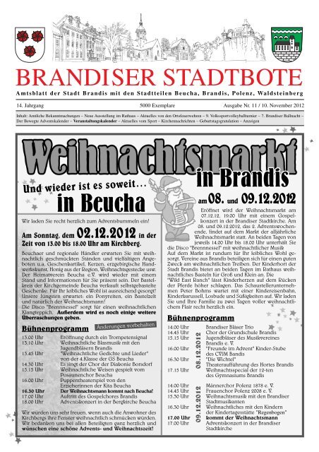 1. FEBRUAR â 2012 - Brandiser Stadtbote