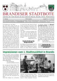 Heft 7 2013 - Brandiser Stadtbote