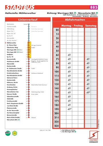 Worringen Bhf. - Stadtbus Dormagen