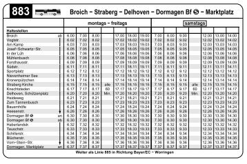 Broich â Straberg â Delhoven â Dormagen Bf u â Marktplatz