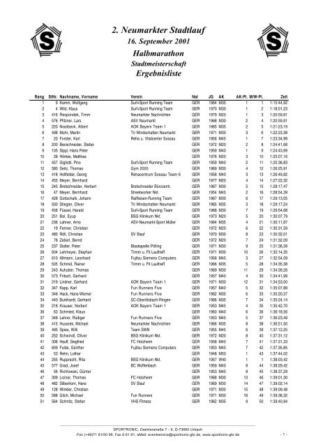 weitere Informationen .pdf (0,05 MB) - Neumarkter Stadtlauf