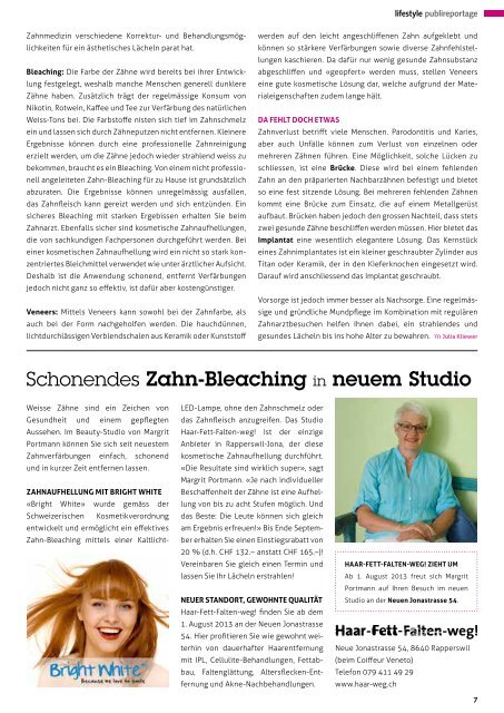 Ausgabe August 2013 - STADTmagazin