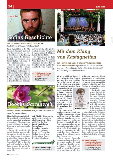 Ausgabe 47 - 07 Das Stadtmagazin . BLOG