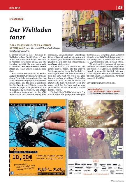 Ausgabe 47 - 07 Das Stadtmagazin . BLOG