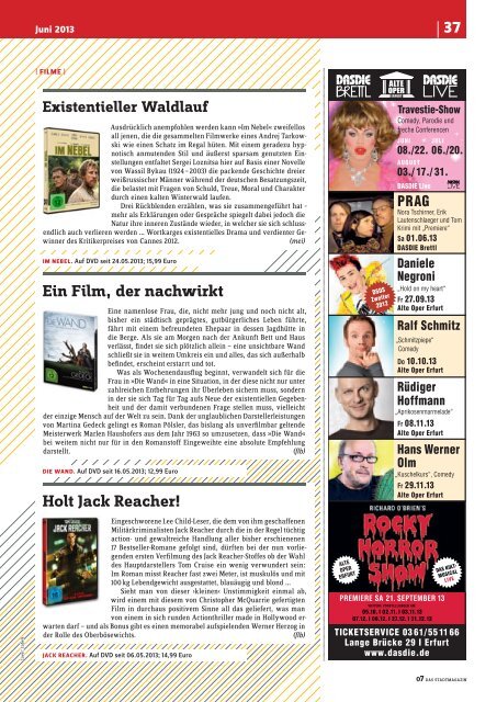 Ausgabe 47 - 07 Das Stadtmagazin . BLOG