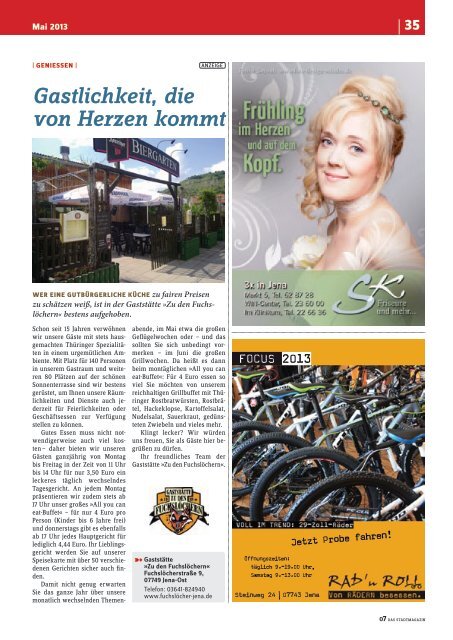 Ausgabe 46 - 07 Das Stadtmagazin . BLOG