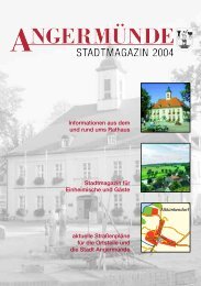 Stadtmagazin AngermÃ¼nde 2004 - Stadtmagazin BS GmbH