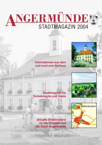 Stadtmagazin AngermÃ¼nde 2004 - Stadtmagazin BS GmbH