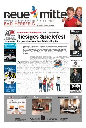 Riesiges Spielefest - Stadtmarketing Bad Hersfeld