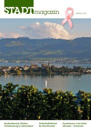 Ausgabe Oktober 2013 - STADTmagazin Rapperswil-Jona