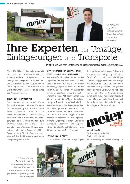 Ausgabe Oktober 2013 - STADTmagazin Rapperswil-Jona