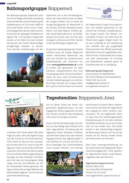 Ausgabe Oktober 2013 - STADTmagazin Rapperswil-Jona