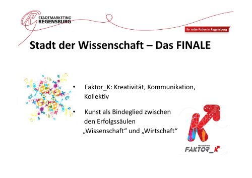 Marketingplan 2014 (PDF, 2.6 MB) - Stadtmarketing Regensburg