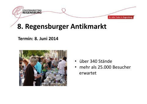 Marketingplan 2014 (PDF, 2.6 MB) - Stadtmarketing Regensburg