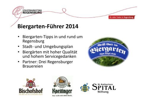 Marketingplan 2014 (PDF, 2.6 MB) - Stadtmarketing Regensburg