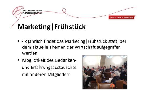 Marketingplan 2014 (PDF, 2.6 MB) - Stadtmarketing Regensburg