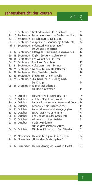 Der Calenberger Landsommer 2013 - Stadtmarketing Springe