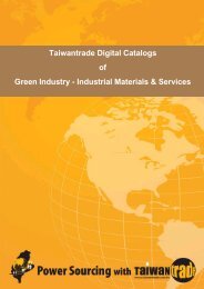 Taiwantrade Digital Catalogs of Green Industry - Industrial Materials ...