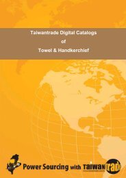 Taiwantrade Digital Catalogs of Towel & Handkerchief