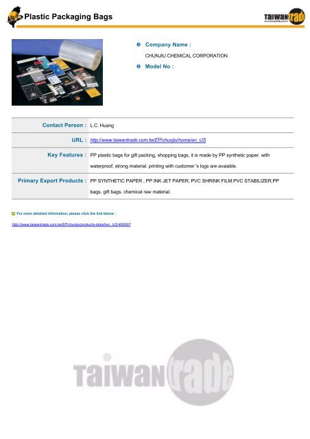 Taiwantrade Digital Catalogs of Luggage, Handbags & Suitcases