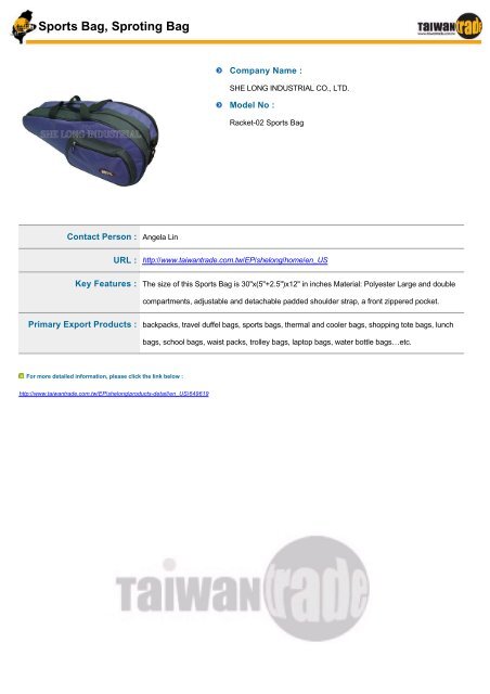 Taiwantrade Digital Catalogs of Luggage, Handbags & Suitcases