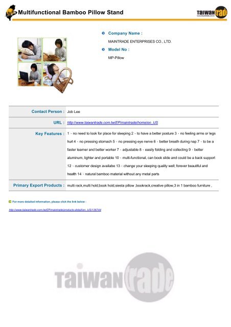 Taiwantrade Digital Catalogs of Fashion Accessories & Household ...