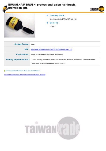 Taiwantrade Digital Catalogs of Fashion Accessories & Household ...