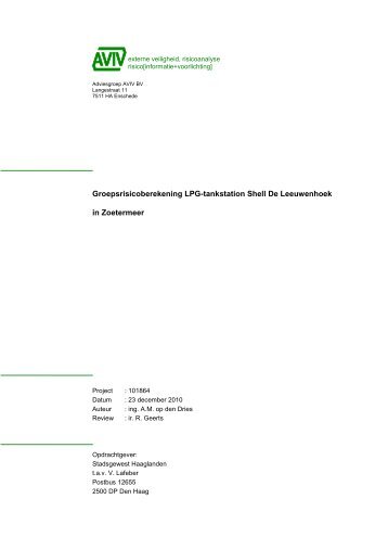 Bijlage 8 Groepsrisicoberekening LPG-tankstation Shell De ...