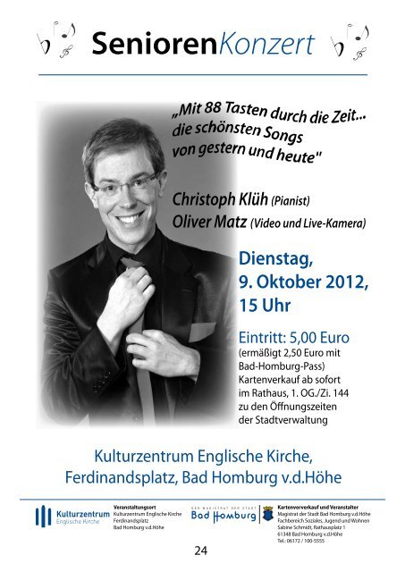 Sinfo September / Oktober - Bad-Homburg