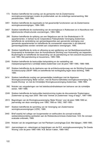 Gemeentebestuur van Zoetermeer, 1976-1990, 130m, inventaris 75