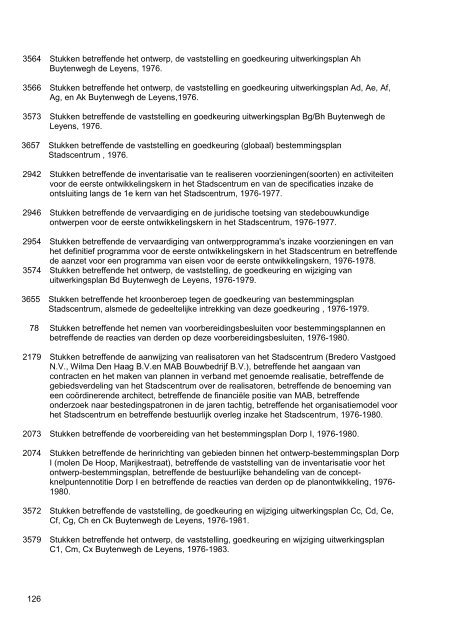 Gemeentebestuur van Zoetermeer, 1976-1990, 130m, inventaris 75