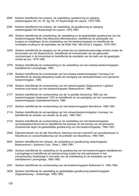 Gemeentebestuur van Zoetermeer, 1976-1990, 130m, inventaris 75