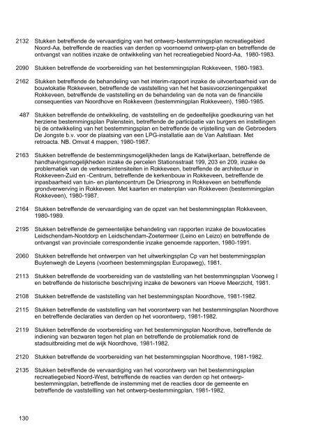 Gemeentebestuur van Zoetermeer, 1976-1990, 130m, inventaris 75