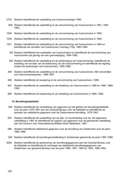 Gemeentebestuur van Zoetermeer, 1976-1990, 130m, inventaris 75