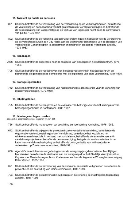 Gemeentebestuur van Zoetermeer, 1976-1990, 130m, inventaris 75