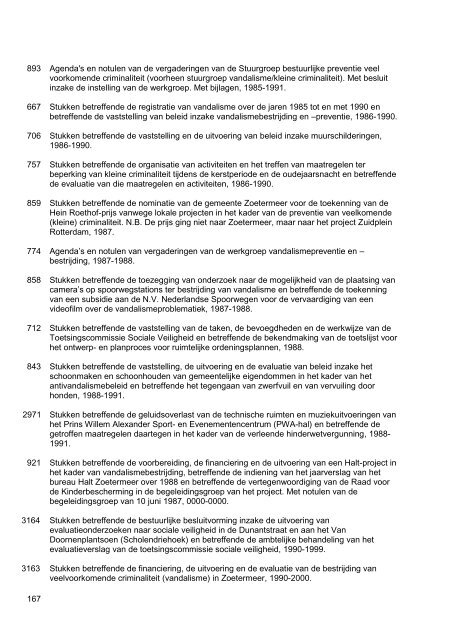 Gemeentebestuur van Zoetermeer, 1976-1990, 130m, inventaris 75