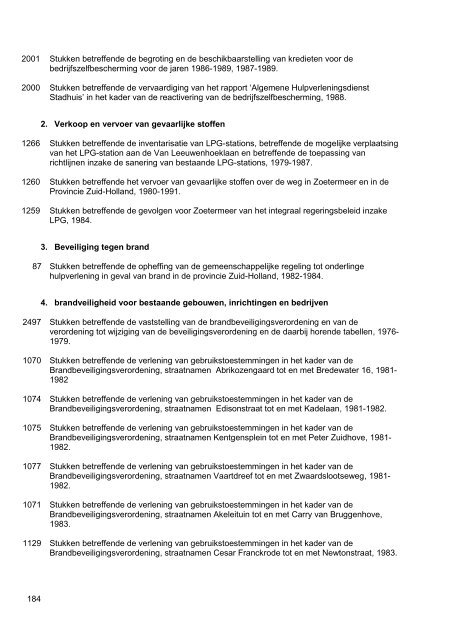 Gemeentebestuur van Zoetermeer, 1976-1990, 130m, inventaris 75