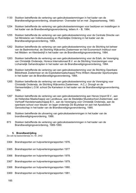 Gemeentebestuur van Zoetermeer, 1976-1990, 130m, inventaris 75